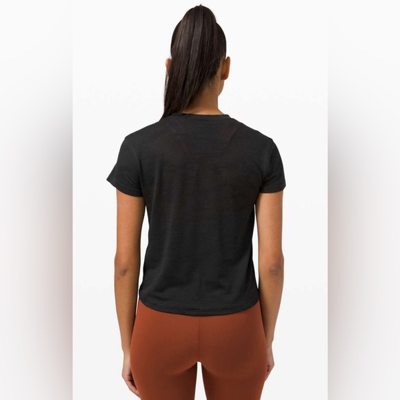 Lululemon Train to Be Short Sleeve NWT Size 2 Dot Camo Black DOCB Camouflage - Picture 11 of 12